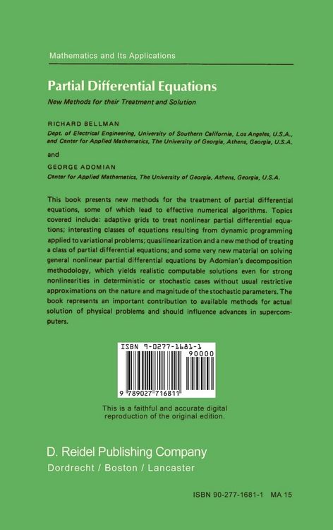 Produktbild: Partial Differential Equations