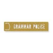 Produktbild: Grammar Police Metal Bookmark Stencil