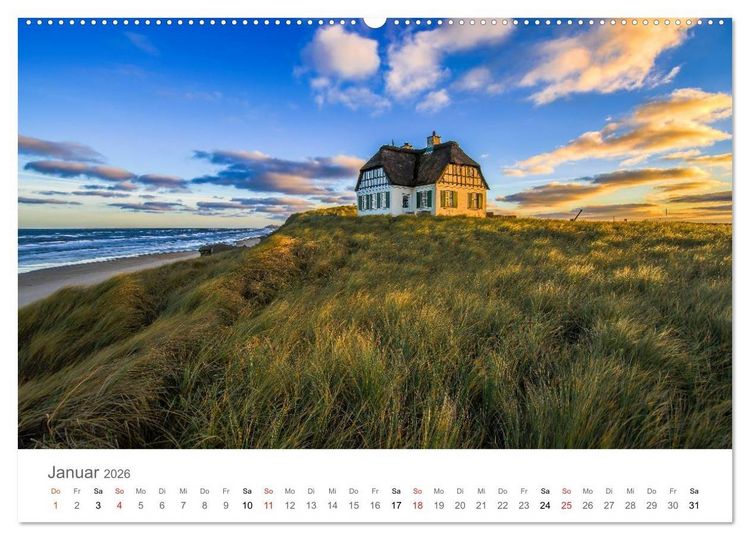 Produktbild: D&auml;nemark - Land im Licht (hochwertiger Premium Wandkalender 2026 DIN A2 quer), Kunstdruck in Hochglanz