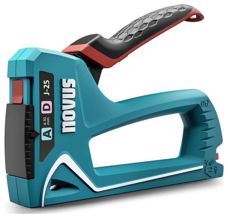 Produktbild: Novus Tools J-25 030-0459 Handtacker Klammerntyp Typ 53, Typ 53F, Typ 37, Typ 11 Klammernl&auml;nge 4 - 10 mm