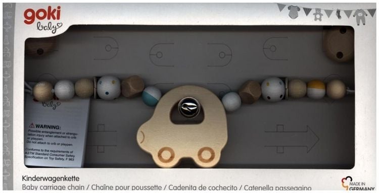 Produktbild: Goki 65340 - Kinderwagenkette Auto