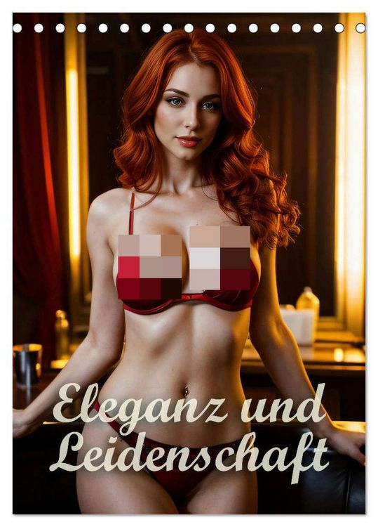 Produktbild: Eleganz und Leidenschaft (Tischkalender 2026 DIN A5 hoch), CALVENDO Monatskalender