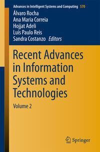 Produktbild: Recent Advances in Information Systems and Technologies