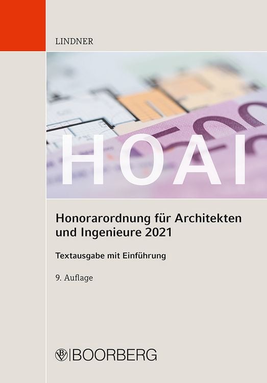 Produktbild: HOAI - Honorarordnung f&uuml;r Architekten und Ingenieure 2021