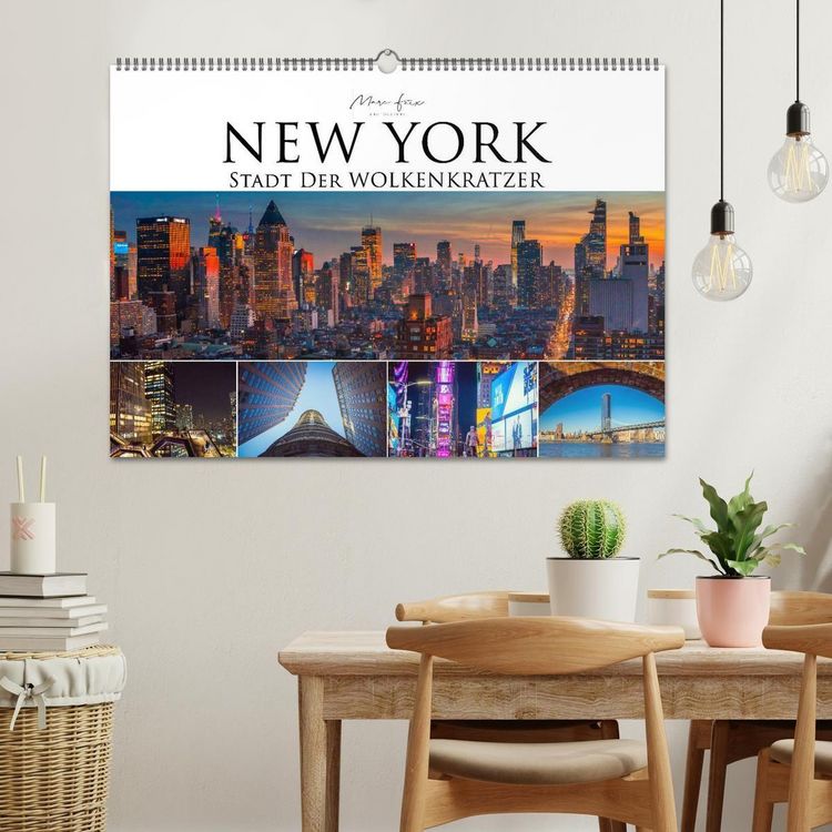 Produktbild: New York - Stadt der Wolkenkratzer (Wandkalender 2027 DIN A2 quer), CALVENDO Monatskalender