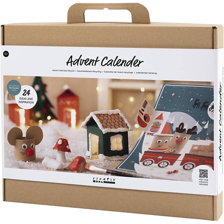 Produktbild: Creativ Company DIY Sets Basisversion Adventskalender Recycling, Kreativ Box