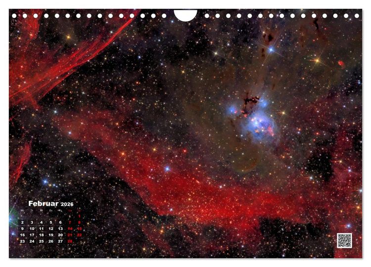 Produktbild: Neue Astrofotos von Stefan Ziegenbalg (Wandkalender 2026 DIN A4 quer), CALVENDO Monatskalender