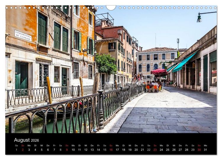 Produktbild: Venedig (Wandkalender 2026 DIN A3 quer), CALVENDO Monatskalender