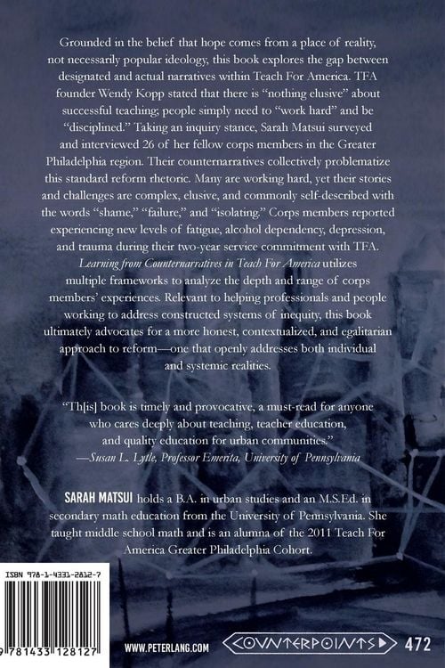 Produktbild: Learning from Counternarratives in Teach For America