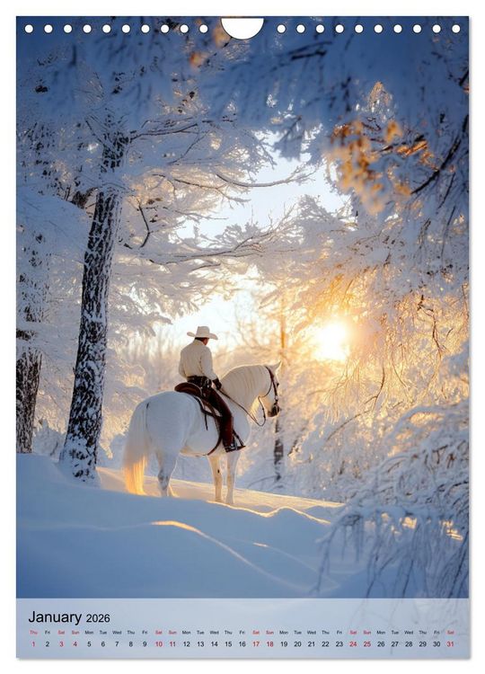 Produktbild: Saddle and Soul (Wall Calendar 2026 DIN A4 portrait), CALVENDO 12 Month Wall Calendar