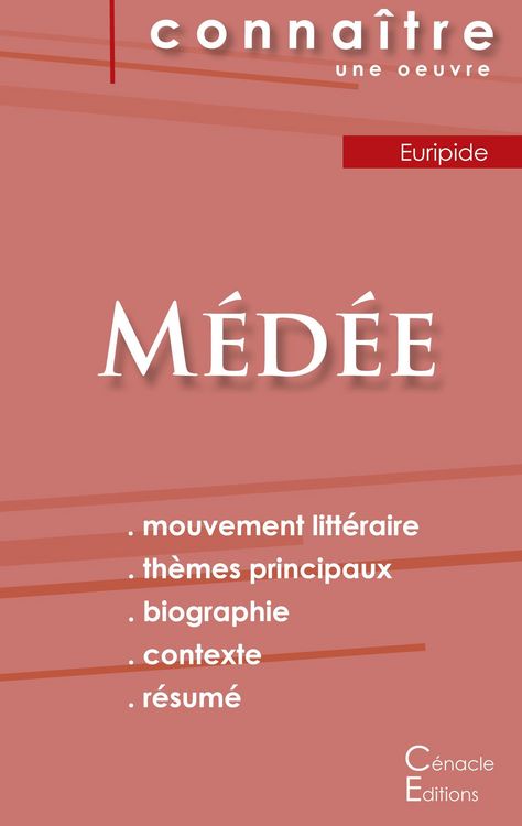 Produktbild: Fiche de lecture M&eacute;d&eacute;e de Euripide (Analyse litt&eacute;raire de r&eacute;f&eacute;rence et r&eacute;sum&eacute; complet)