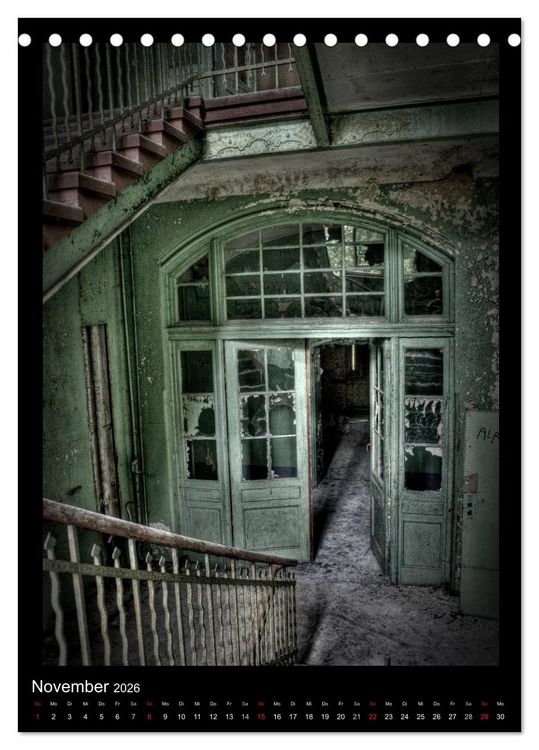 Produktbild: Lost Places Vergessene Orte (Tischkalender 2026 DIN A5 hoch), CALVENDO Monatskalender