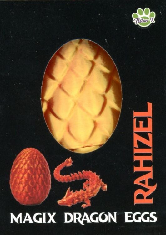 Produktbild: Drachenei "MagiX Dragon Egg RAHIZEL", orange, Drachen 22,5 cm & Ei 8 cm
