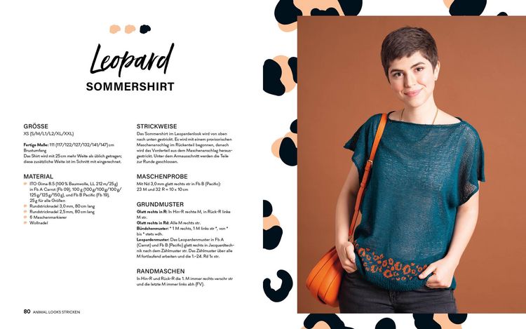 Produktbild: Animal Looks stricken &ndash; Fashion-Safari mit Kleidung, T&uuml;chern und mehr