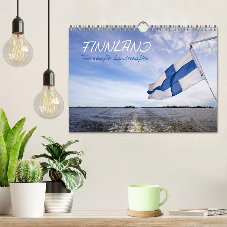 Produktbild: FINNLAND &ndash; Traumhafte Landschaften (CH - Version) (Wandkalender 2026 DIN A4 quer), CALVENDO Monatskalender