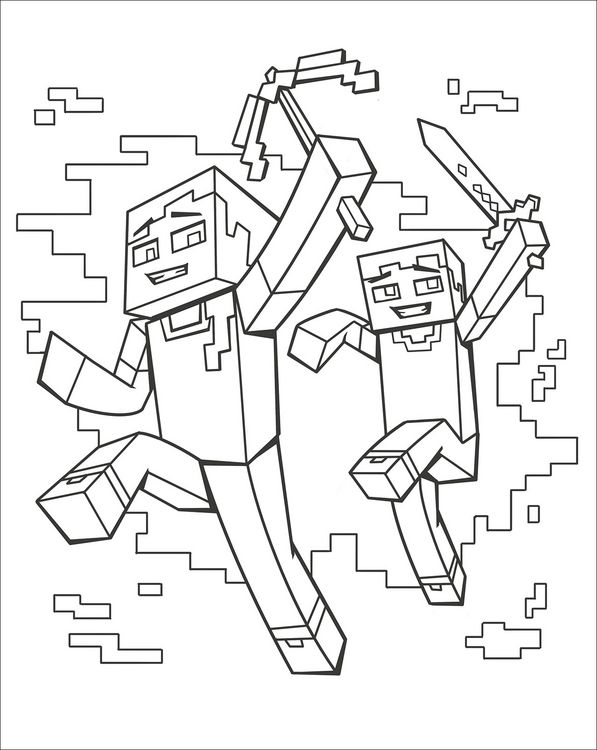 Produktbild: Malbuch f&uuml;r Minecrafter