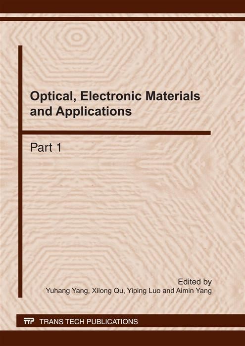 Produktbild: Optical, Electronic Materials and Applications