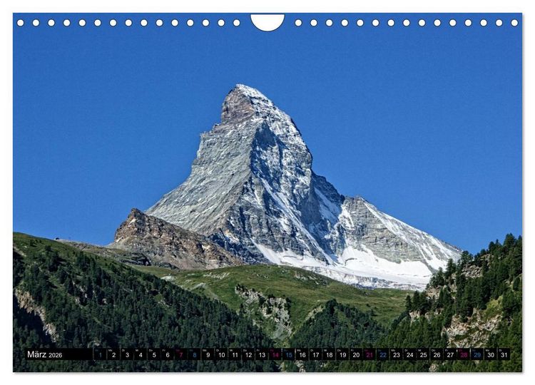 Produktbild: MATTERHORN. Faszination und Magie (Wandkalender 2026 DIN A4 quer), CALVENDO Monatskalender