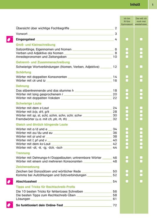 Produktbild: Sicher ins Gymnasium Rechtschreibung 4. Klasse