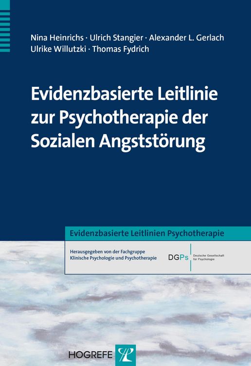 Produktbild: Evidenzbasierte Leitlinie zur Psychotherapie der Sozialen Angstst&ouml;rung