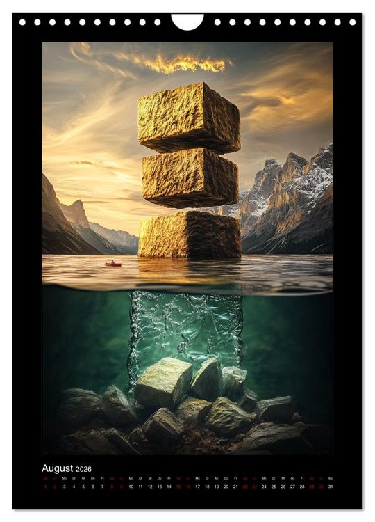 Produktbild: Visionen einer anderen Welt (Wandkalender 2026 DIN A4 hoch), CALVENDO Monatskalender