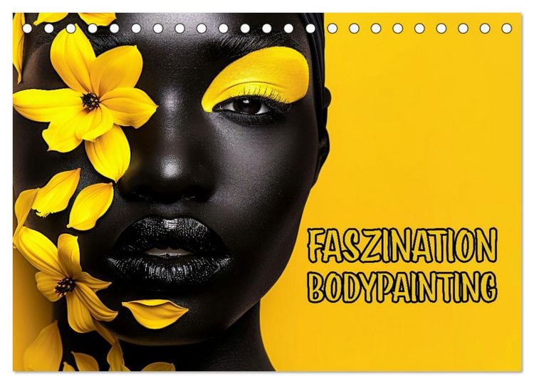 Produktbild: Faszination Bodypainting (Tischkalender 2026 DIN A5 quer), CALVENDO Monatskalender