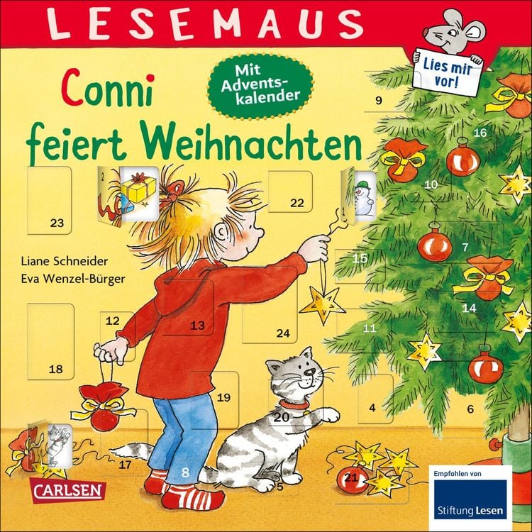 Produktbild: LESEMAUS 58: Conni feiert Weihnachten