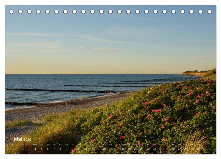 Produktbild: Anblicke und Ausblicke auf Fischland Dar&szlig; (Tischkalender 2026 DIN A5 quer), CALVENDO Monatskalender