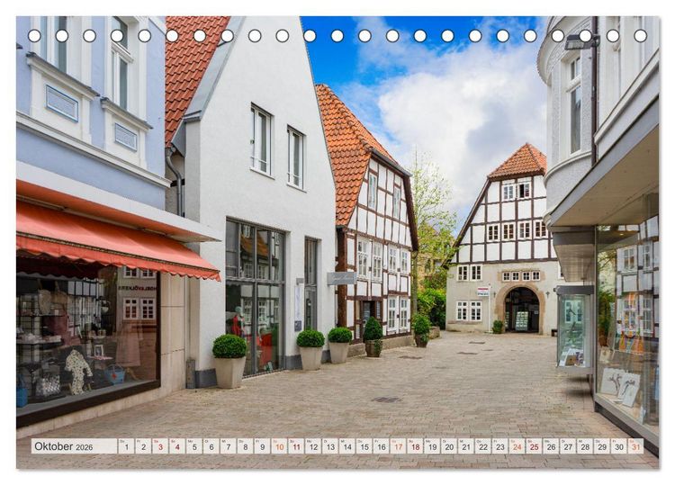 Produktbild: Bad Salzuflen Impressionen (Tischkalender 2026 DIN A5 quer), CALVENDO Monatskalender