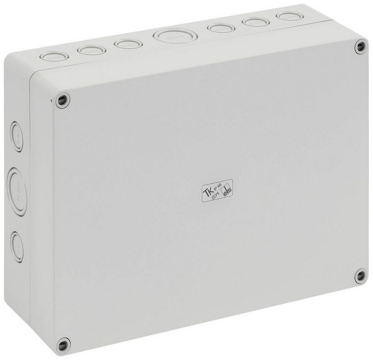 Produktbild: Spelsberg TK PS 2518-8f-m Installations-Geh&auml;use 254 x 180 x 84 Polystyrol (EPS) Lichtgrau (RAL 7035) 1 St.