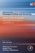 Produktbild: Part 2: Wider Transport and Land Use Impacts of COVID-19: Volume 12
