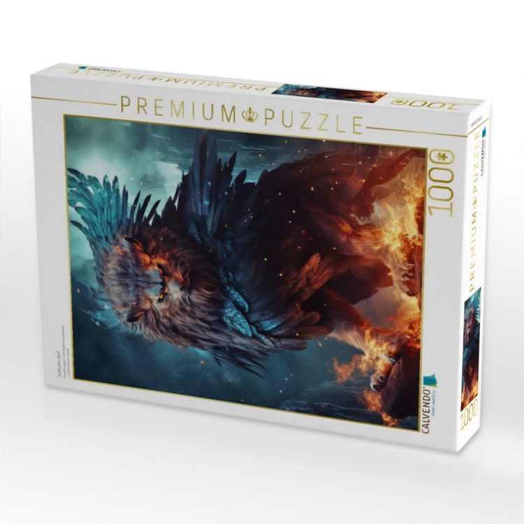 Produktbild: CALVENDO Puzzle Kraftvoller Greif | 1000 Teile Lege-Gr&ouml;&szlig;e 64x48cm Foto-Puzzle f&uuml;r gl&uuml;ckliche Stunden