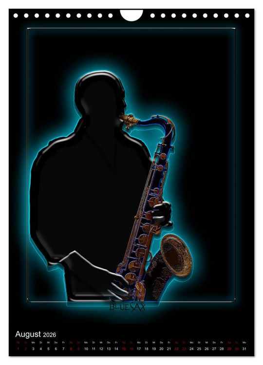 Produktbild: Jazz Ewig (Wandkalender 2026 DIN A4 hoch), CALVENDO Monatskalender