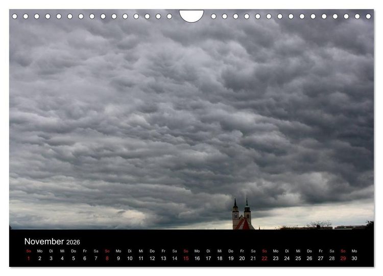 Produktbild: Wolken (Wandkalender 2026 DIN A4 quer), CALVENDO Monatskalender