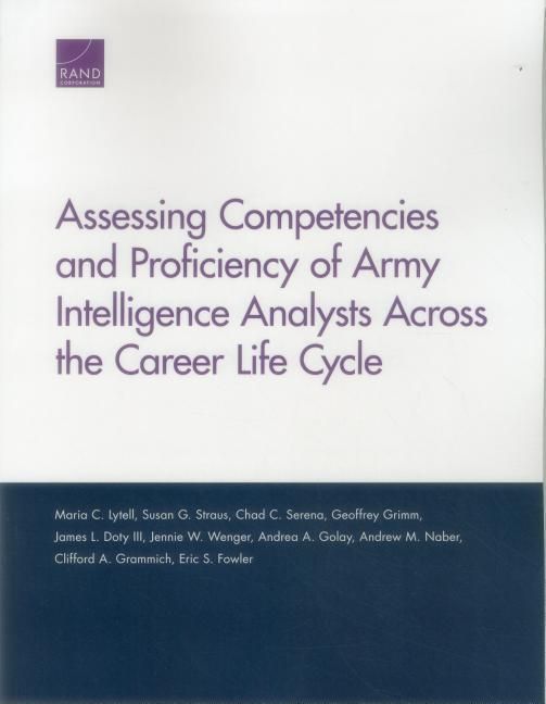 Produktbild: Assessing Competencies and Proficiency of Army Intelligence Analysts Across the Career Life Cycle