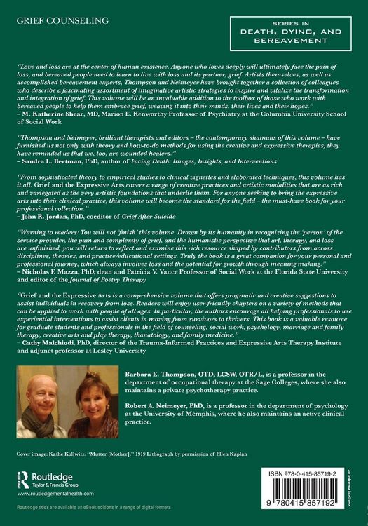 Produktbild: Grief and the Expressive Arts