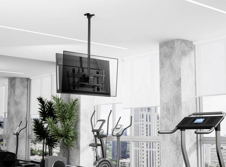 Produktbild: SpeaKa Professional SP-TVCM-550 TV-Deckenhalterung 109,2 cm (43") - 218,4 cm (86&rdquo;) Neigbar, Schwenkbar, H&ouml;henverstellbar