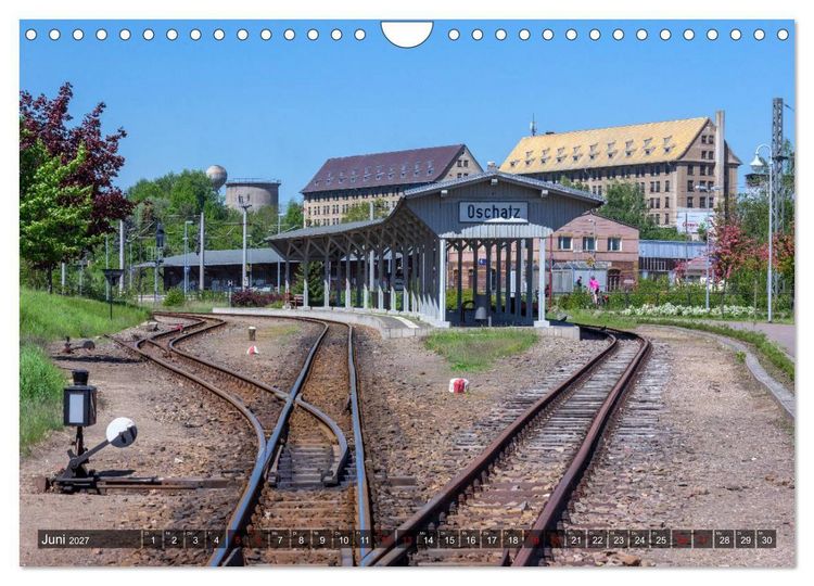Produktbild: Unterwegs in Oschatz (Wandkalender 2027 DIN A4 quer), CALVENDO Monatskalender