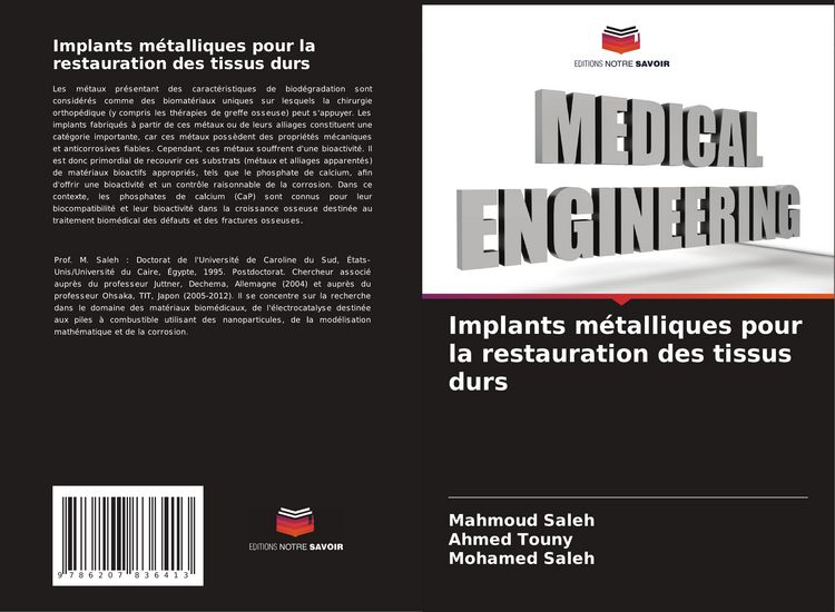 Produktbild: Implants m&eacute;talliques pour la restauration des tissus durs