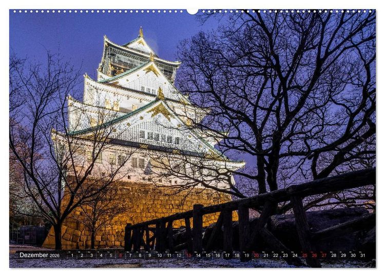 Produktbild: Japan - Schreine, Tempel, Metropolen (Wandkalender 2026 DIN A2 quer), CALVENDO Monatskalender