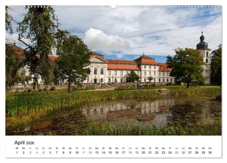 Produktbild: Fasanerie - sch&ouml;nstes Barockschloss Hessens (Wandkalender 2026 DIN A2 quer), CALVENDO Monatskalender