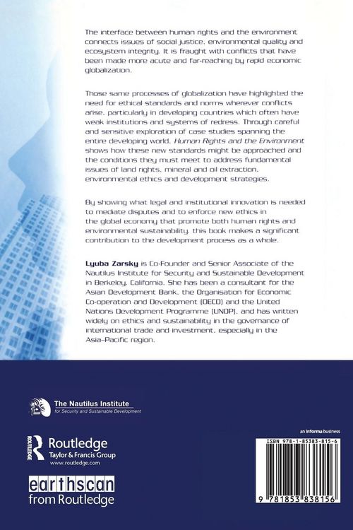 Produktbild: Human Rights and the Environment