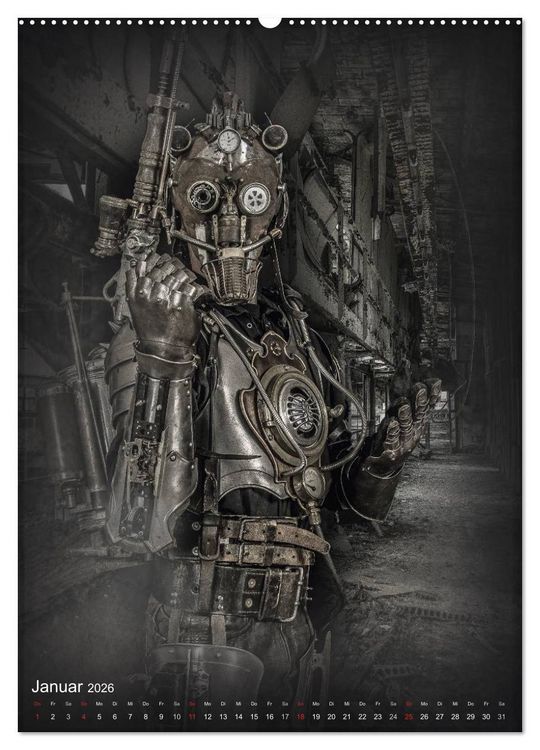 Produktbild: Steampunk Artwork (hochwertiger Premium Wandkalender 2026 DIN A2 hoch), Kunstdruck in Hochglanz