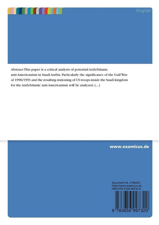 Produktbild: What's behind all the Hate? The Truth about Arab/Islamic Antagonism towards the United States