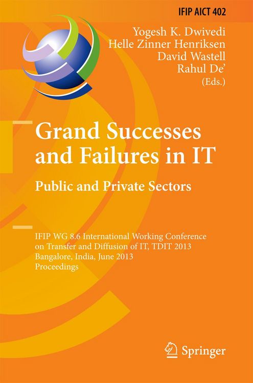 Produktbild: Grand Successes and Failures in IT: Public and Private Sectors