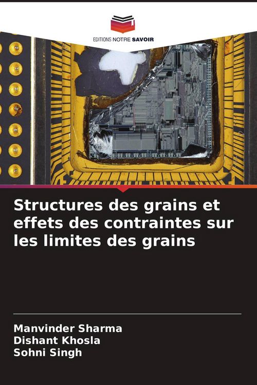 Produktbild: Structures des grains et effets des contraintes sur les limites des grains