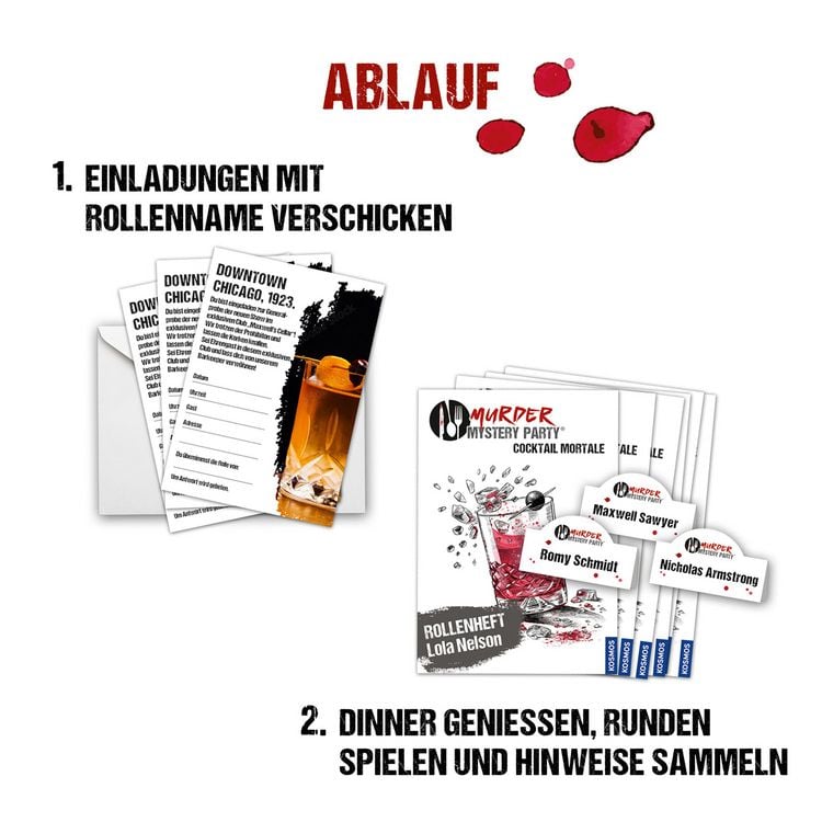 Produktbild: Murder Mystery Party Cocktail Mortale