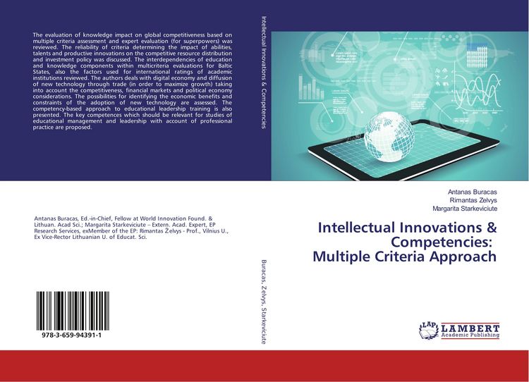 Produktbild: Intellectual Innovations & Competencies: Multiple Criteria Approach