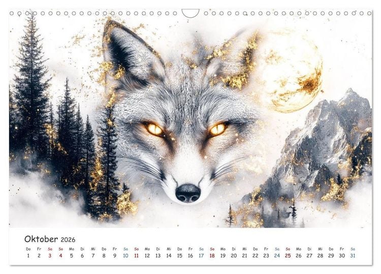 Produktbild: W&auml;chter des Zauberwaldes (Wandkalender 2026 DIN A3 quer), CALVENDO Monatskalender