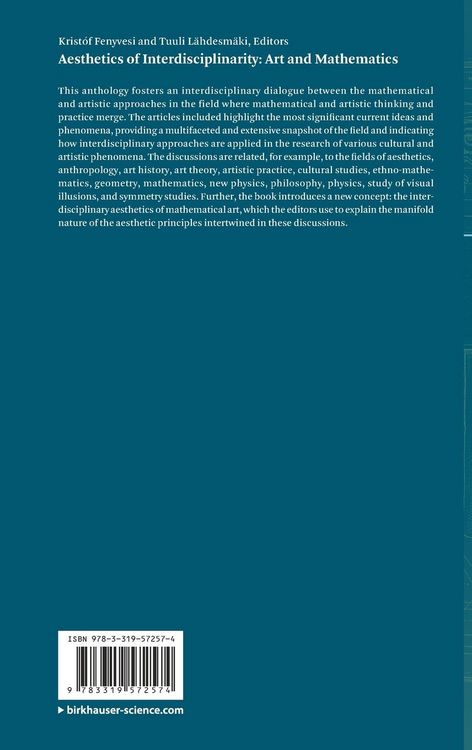 Produktbild: Aesthetics of Interdisciplinarity: Art and Mathematics
